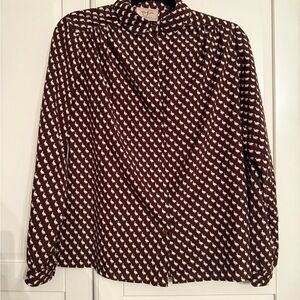 Vintage partridge blouse